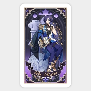 Dr Datio Revelation Card Honkai Star Rail Sticker